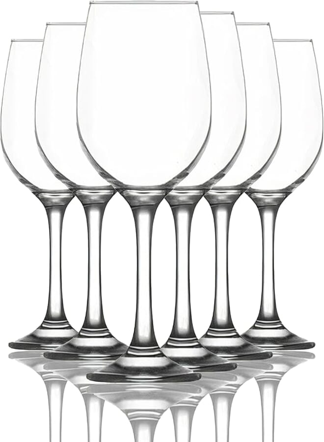LAV FAME Glass / 300 cc - 10.25 Oz / 6 Pcs/Elegant design, Trusted Brand, Attractive shape of Sparkling Drink, Soft Drink, Smoothies, Juices, Cocktails