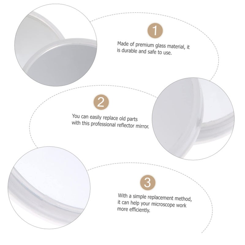 Precision Optical Microscope Mirrors Set Of 2 For Clear Imaging And Accurate Results - Image 3