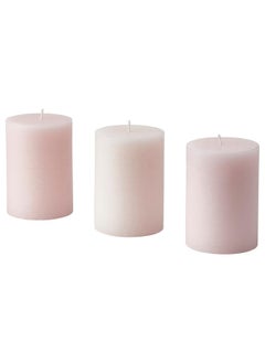 Beauenty Scented pillar candle, Jasmine/pink, 30 hr  - Image 1
