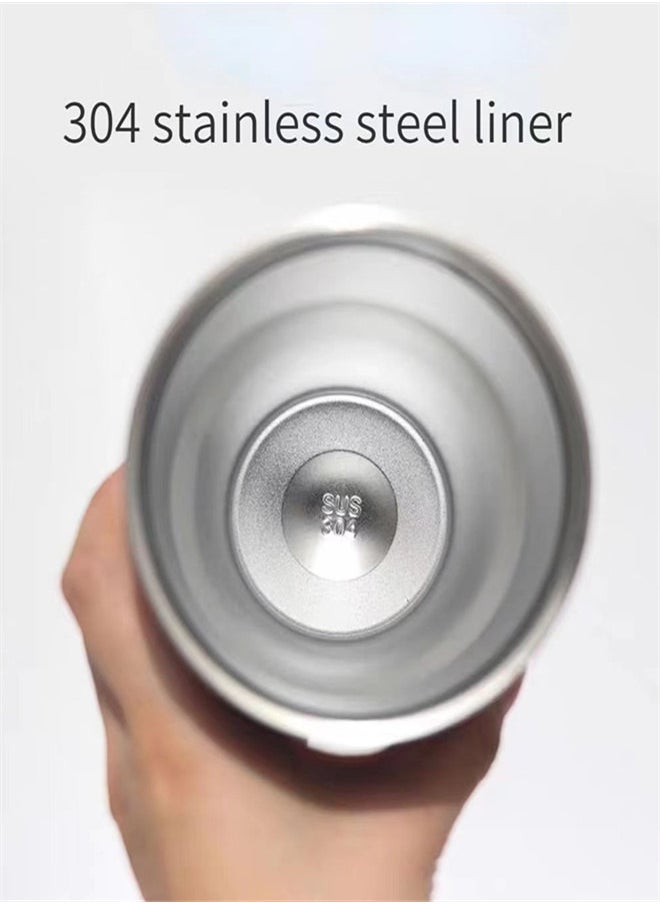 General - Insulated Cup with Lid and Straw Reusable 304 Stainless Steel Water Bottle Iced Coffee Travel Mug for Car Gym Fitness - Image 1