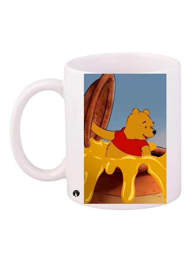 RYN Printed Coffee Mug White/Yellow/Red 11ounce