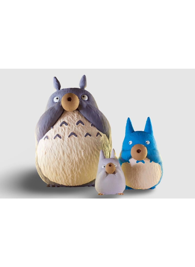 3D Layer Craft - My Neighbor Totoro Family 3 Piece Set Painted Figures 15-10-5 cm - Image 1