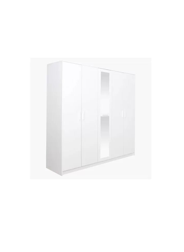 جالاكسي ديزاين تصميم جالاكسي – خزانة ملابس ميركوري بـ 5 أبواب مع مرآة - Image 1