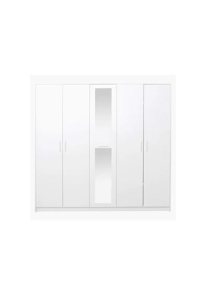 جالاكسي ديزاين تصميم جالاكسي – خزانة ملابس ميركوري بـ 5 أبواب مع مرآة - Image 2