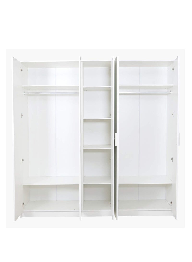 جالاكسي ديزاين تصميم جالاكسي – خزانة ملابس ميركوري بـ 5 أبواب مع مرآة - Image 4