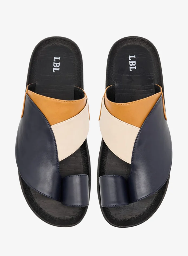LBL by Shoexpress Men's Panelled Slip-On Arabic Sandals Ramadan Collection