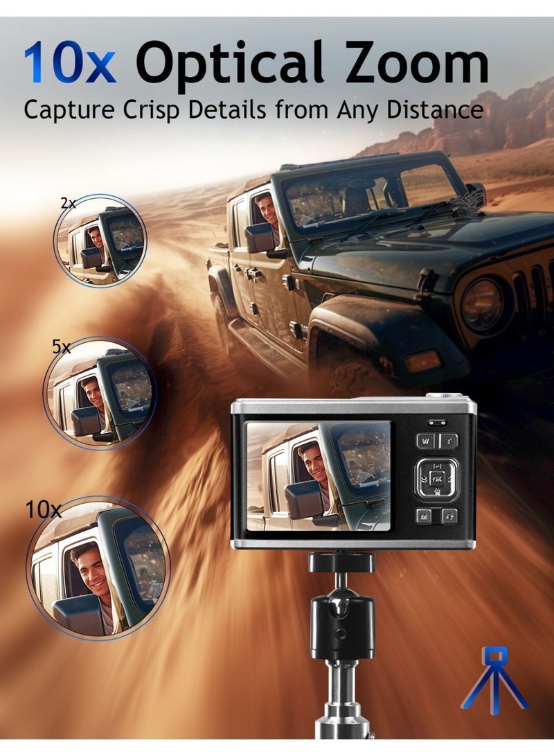 60MP Camera with Dual Front & Back Screens - Perfect for Selfie & Vlogging - Image 2