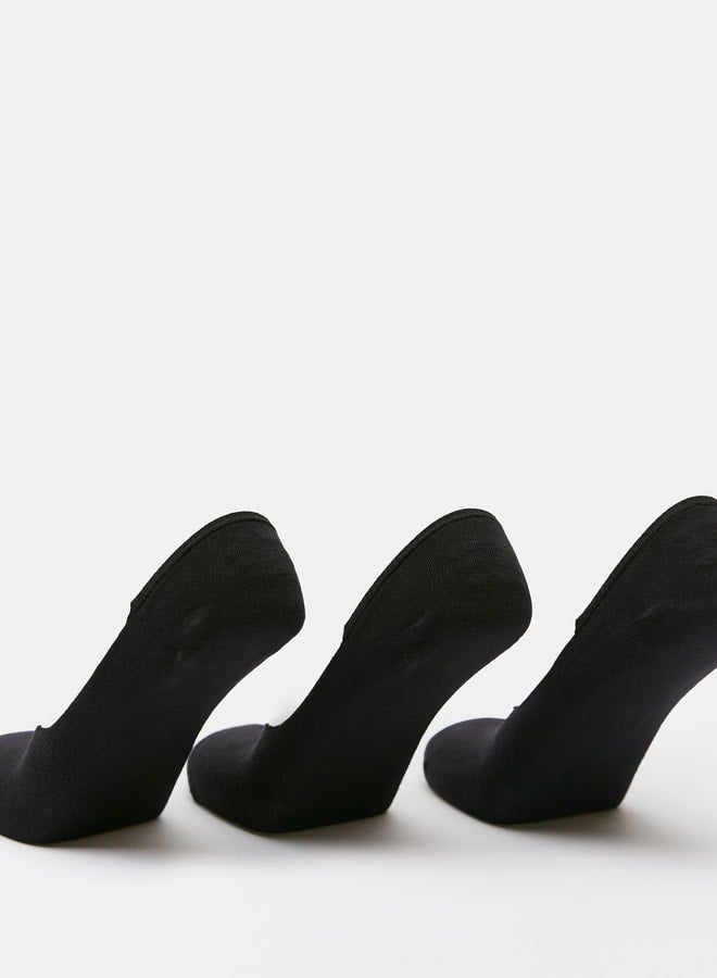 دوتشيني جوارب رجالية سادة غير ظاهرة - عبوة من  قطع - Image 3