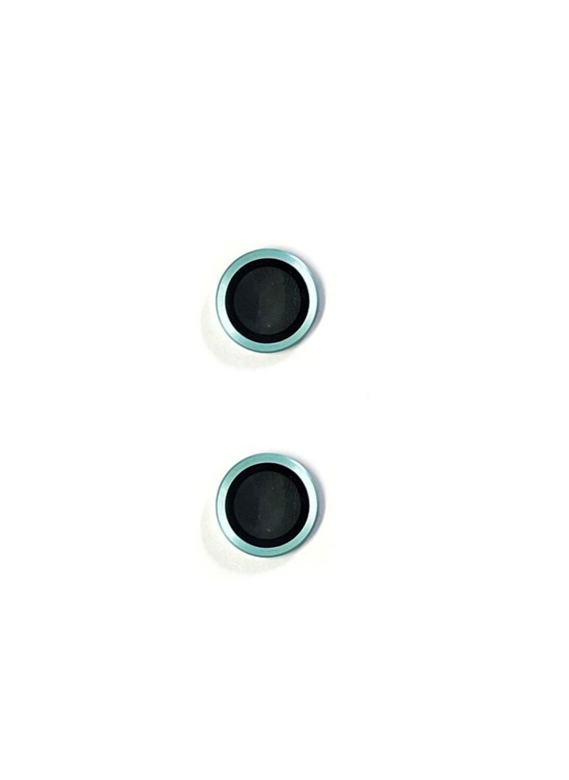 MOCOM iPhone 16 Plus/ iPhone 16 Camera Lens Protector, 9H Tempered Glass Screen Protector with Metal Ring, HD Clear, Anti-Glare, Scratch-Resistant, Easy Installation 