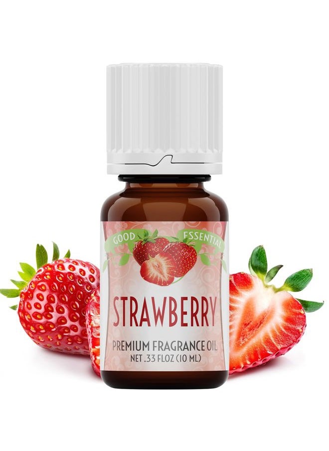 good essential - 10 ml Oils – Premium Strawberry Fragrance Oil – Perfect for Candles, Slime, Soap Making, Diffuser – 0.33 fl oz, 10 ml - Image 1