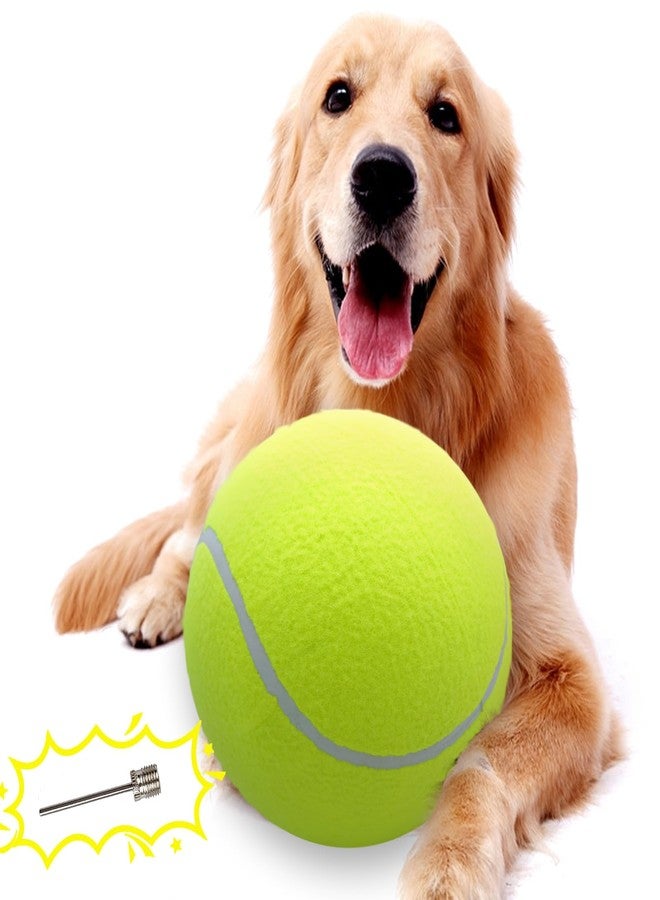 Banfeng Large Dog Tennis Ball,9.5" Giant Doy Sport Ball Toy,Pet Birthday Gifts Interactive Dog Toys for Small Medium Large Dog - Image 1