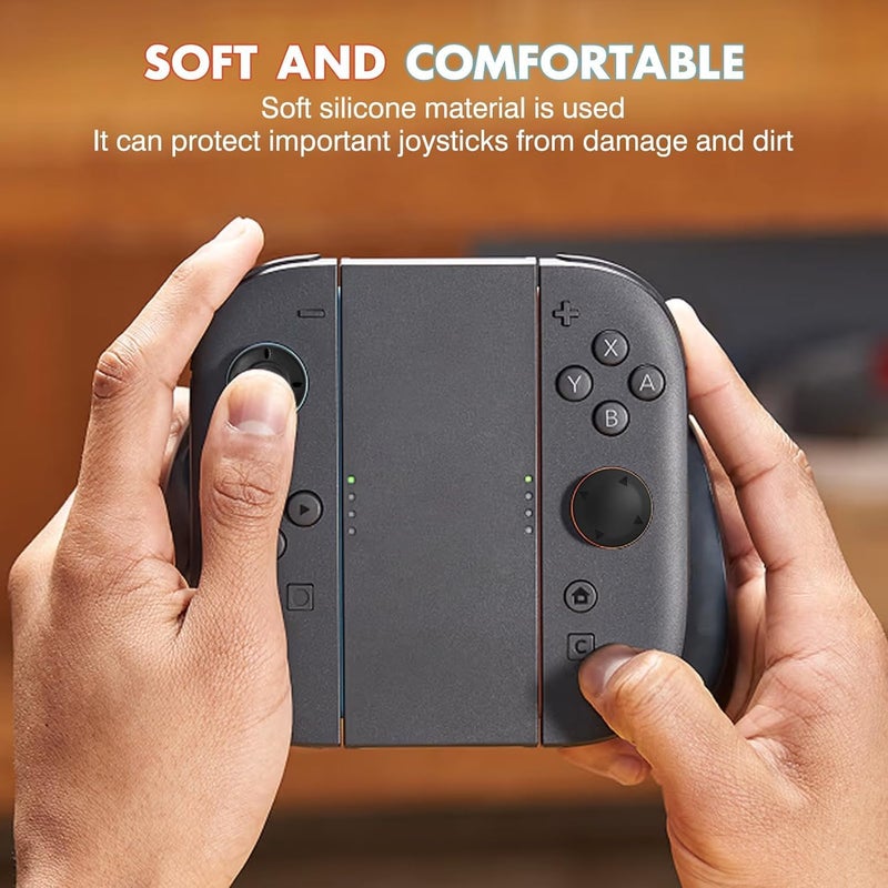 عالم eSports أغطية عصا التحكم السيليكونية RISLG لأغطية عصا التحكم لوحدة تحكم Joy-con لجهاز Switch 2 بارتفاعات ثلاثة لأغطية عصا التحكم السيليكونية - Image 2