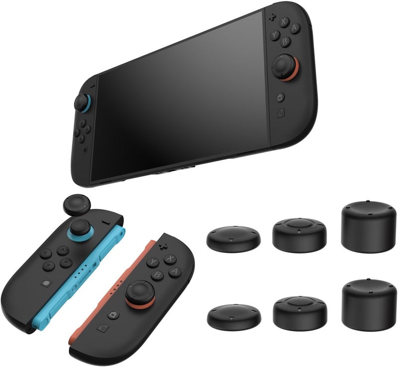 عالم eSports أغطية عصا التحكم السيليكونية RISLG لأغطية عصا التحكم لوحدة تحكم Joy-con لجهاز Switch 2 بارتفاعات ثلاثة لأغطية عصا التحكم السيليكونية - Image 1