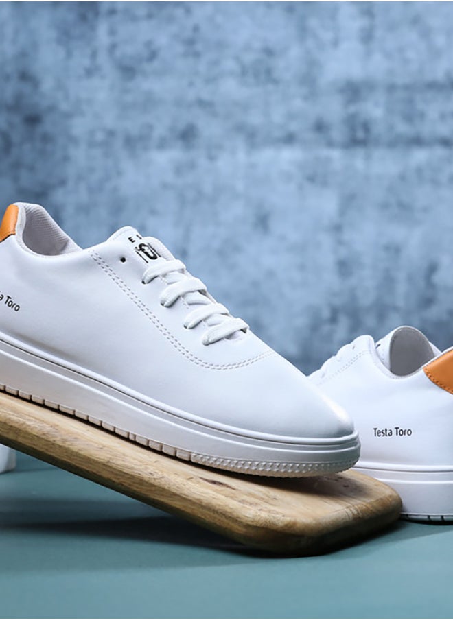 Testa Toro - X2 Essential Sneaker with a Simple Design, Made from Treated and Padded Leather - Image 1