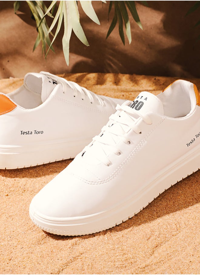 Testa Toro - X2 Essential Sneaker with a Simple Design, Made from Treated and Padded Leather - Image 1