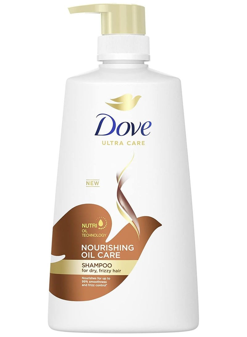 دوف شامبو مغذي للعناية بالزيت للشعر الجاف والمجعد 680 مل
