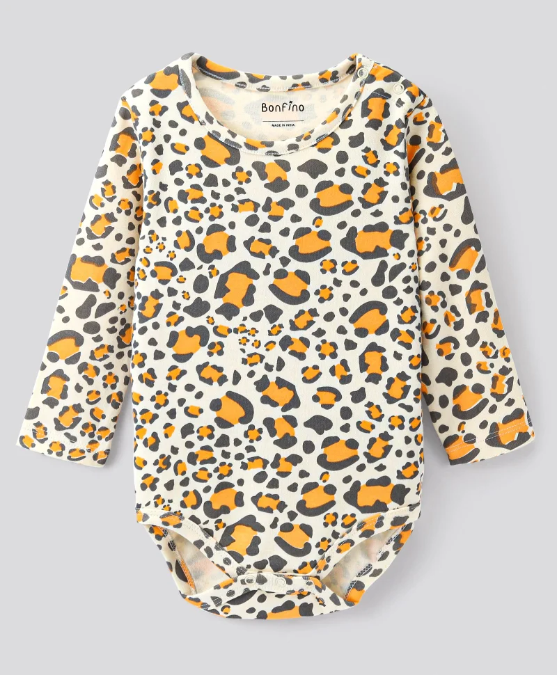 Bonfino Bonfino 5 Pack Printed Onesies Set - Multicolor