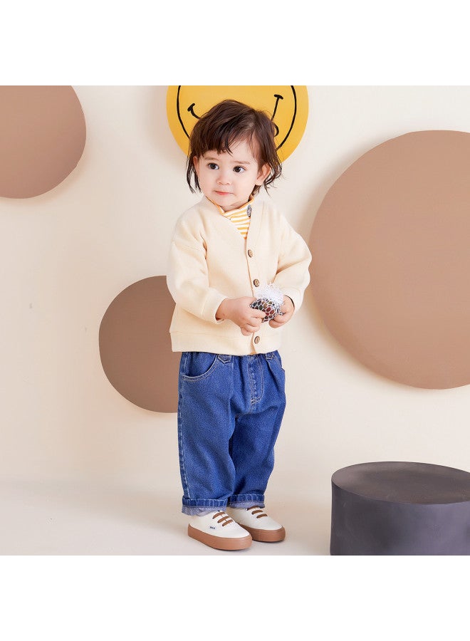 Doodle Home boys' Jacket, Autumn Kids' Hooded Cardigan, Stylish Fall Outfit For Babies & Girls' Top - Image 5