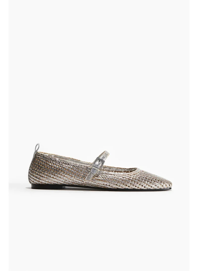 اتش اند ام Straw Mary Janes