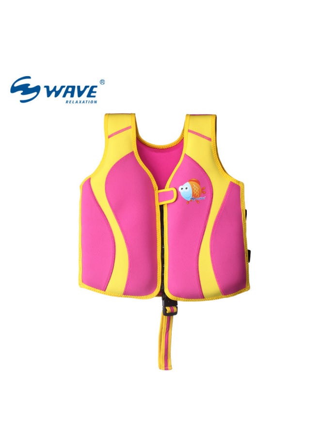 سترة نجاة للأطفال تصميم موجة، للأطفال الصغار والكبار، سترة تعويم كبيرة، لركوب القوارب والانزلاق المائي والوقاية من الفيضانات، سترة سباحة للأطفال