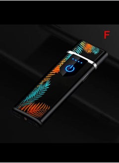 Generic VIP Electronic Lighter - USB Rechargeable Lighter Touch Screen Creative Windproof Lighter with Charging Cable,  - Image 2