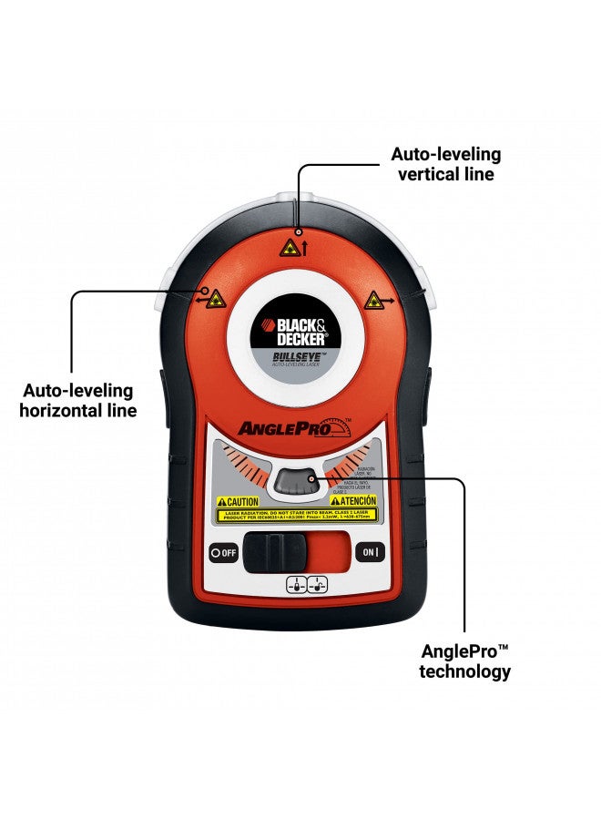 BLACK+DECKER BullsEye Auto-Leveling Laser with AnglePro (BDL170) - Image 2