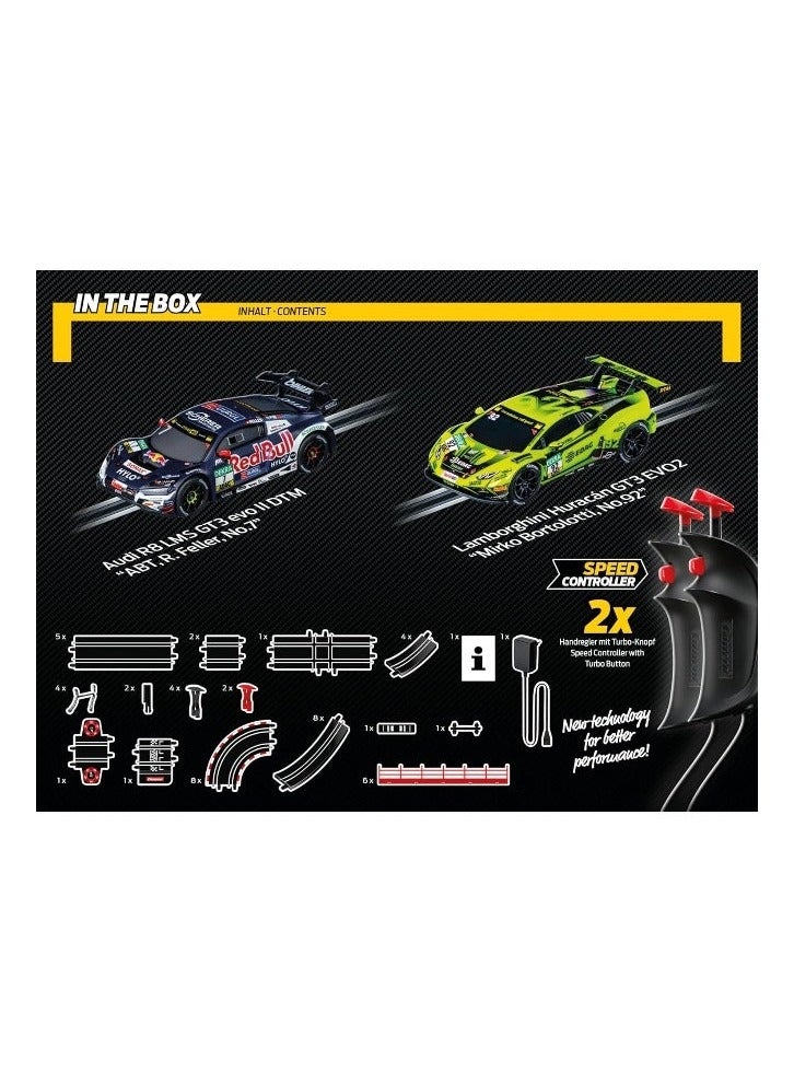 Carrera GO!!! DTM Supercars Slot Car Racing Track Set (6.3m) I 1:43 Scale I Includes 2 Cars & 2 Turbo Controllers I For Ages 6+ - Image 4