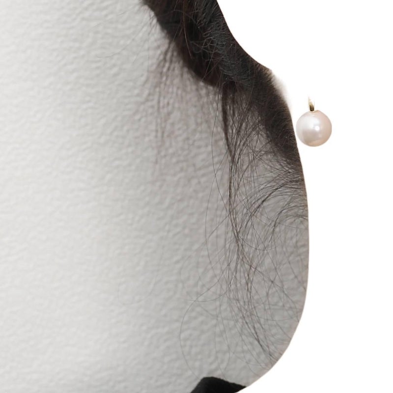 Gold Pearl Earrings with 925 Sterling Silver Lightweight Non Pierced Jewelry for Women and Daily Wear - Image 3