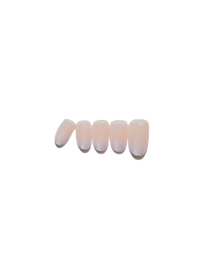loca Small Nails #N5-Oval shape ombre - Image 2