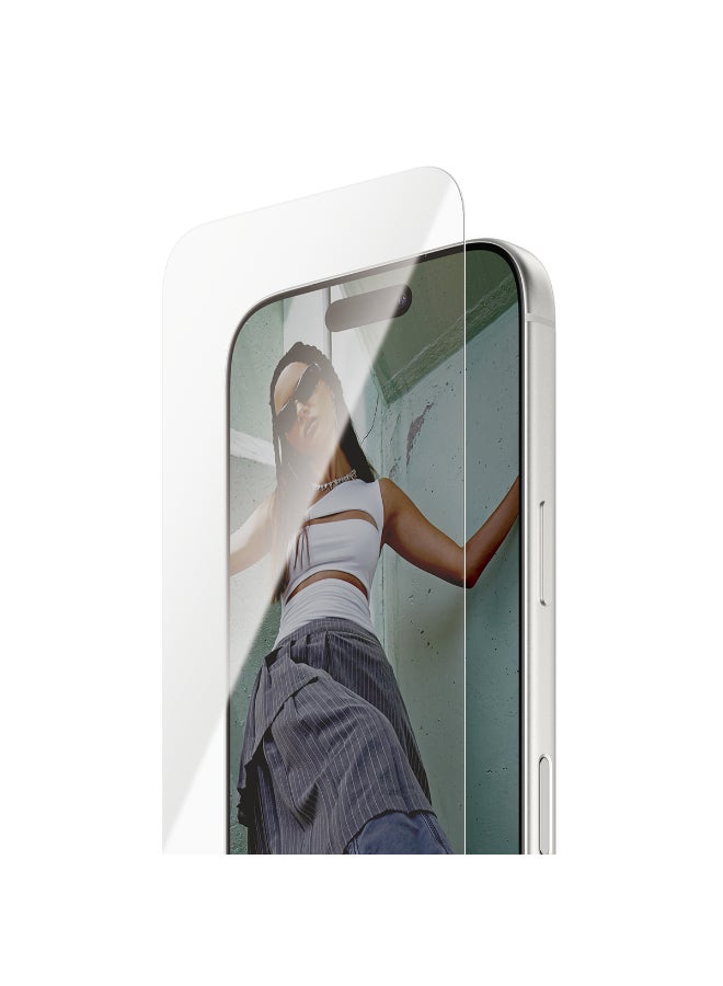 SAFE iPhone 17 Pro Screen Protector 6.3", Ultra Wide Fit Tempered Glass, Edge to Edge Drop Protection, Scratch Resistant, Case Friendly, w/ Easy Install Aligner - Clear - Image 4