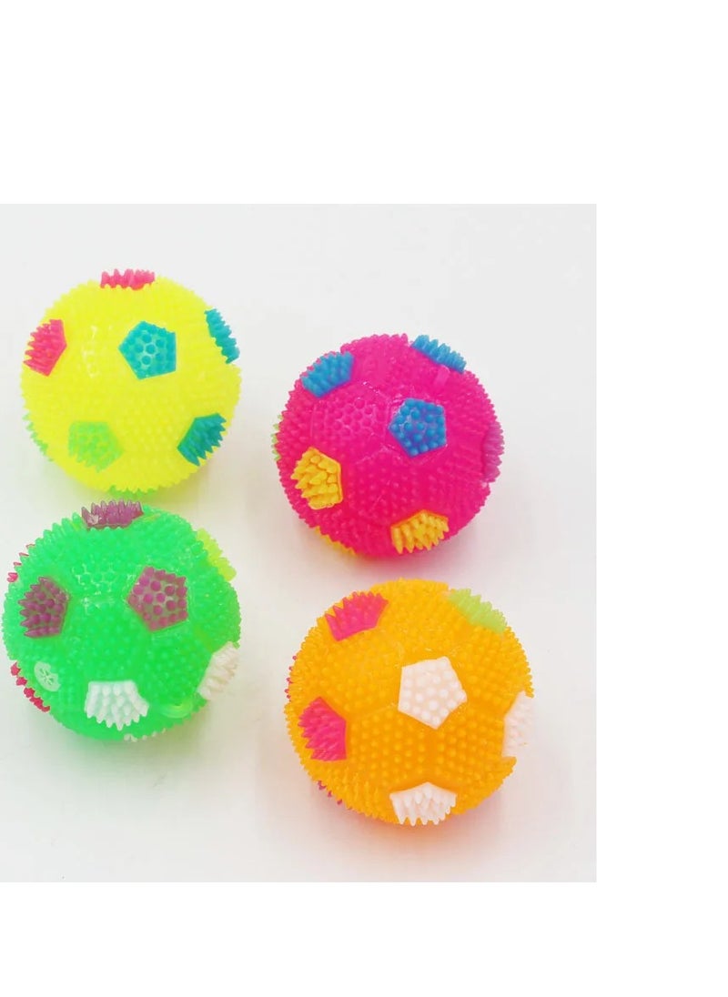 Generic 2 Pack Luminous Squeaky Football  Stress Relief And Fun Toy For Kids  - Image 2