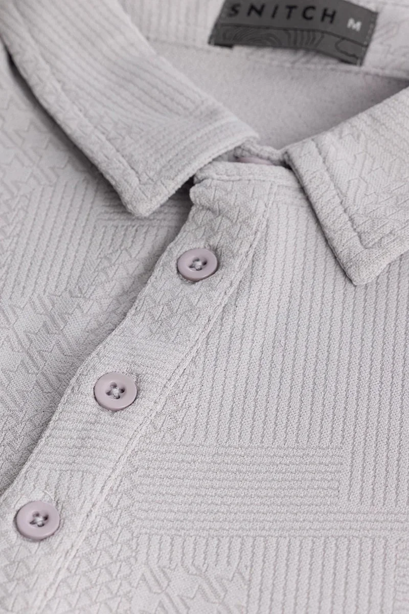 سنيتش تيشيرت بولو رمادي ميتيور