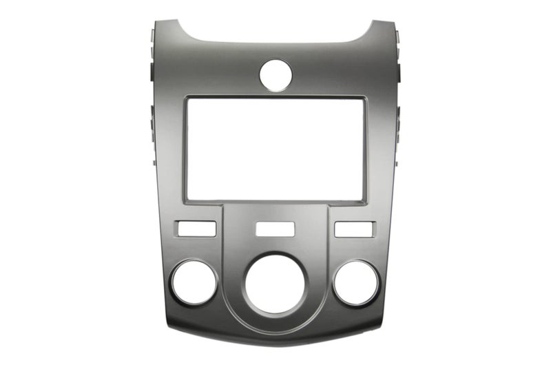 Scosche KA2410SB Compatible with 2010-13 Kia Forte ISO Double DIN & DIN+Pocket Dash Kit, Silver - Image 2