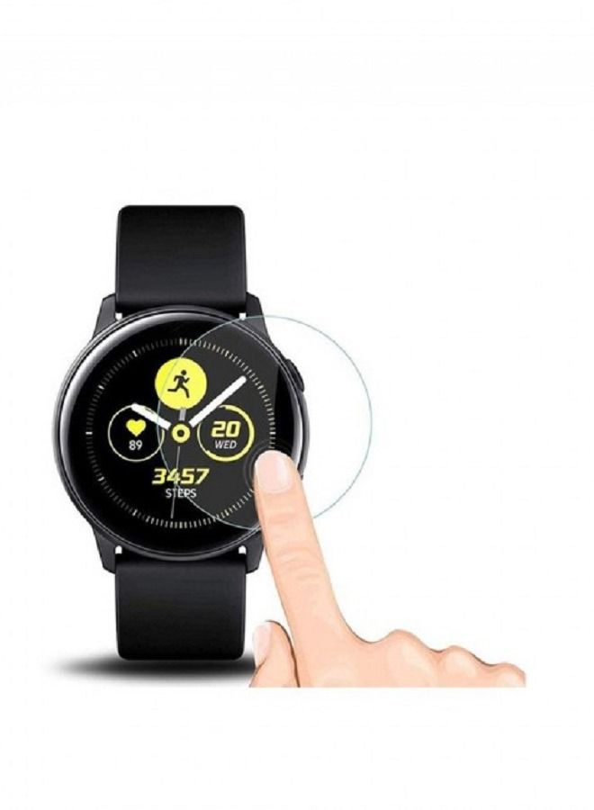 Screen Protector Tempered Glass 40mm for Samsung Galaxy Watch Active / Active 2 Full Coverage Clear - Image 3