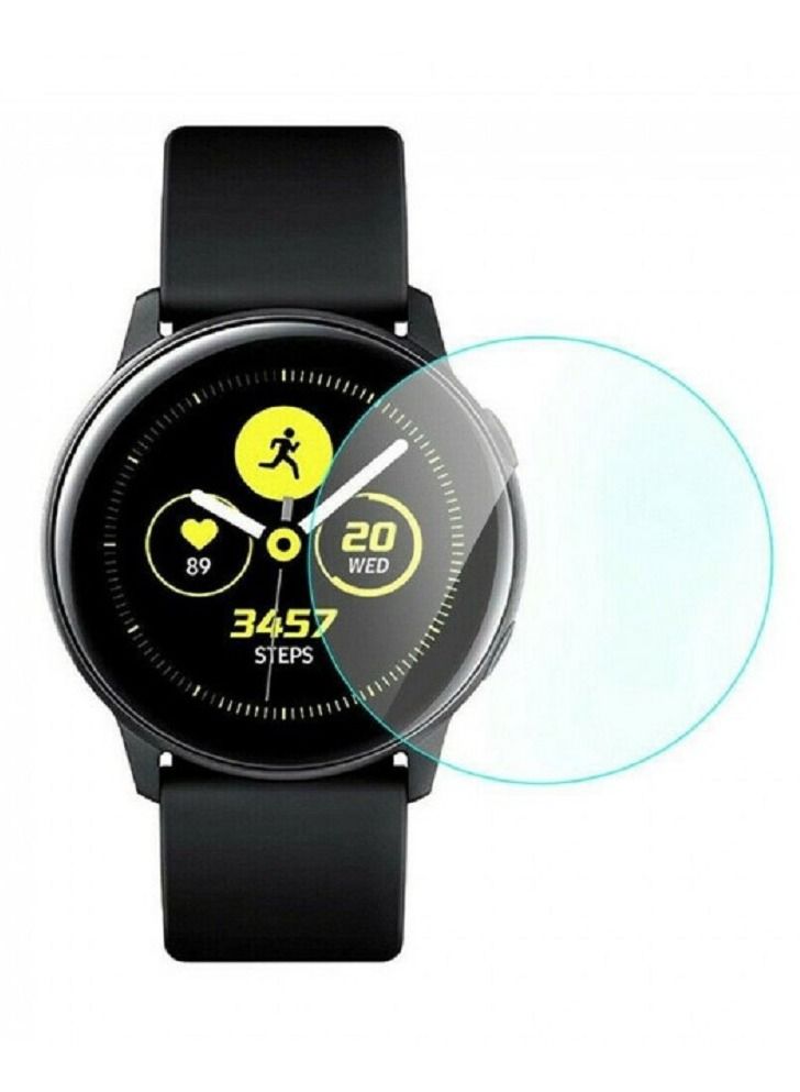 Screen Protector Tempered Glass 40mm for Samsung Galaxy Watch Active / Active 2 Full Coverage Clear - Image 1