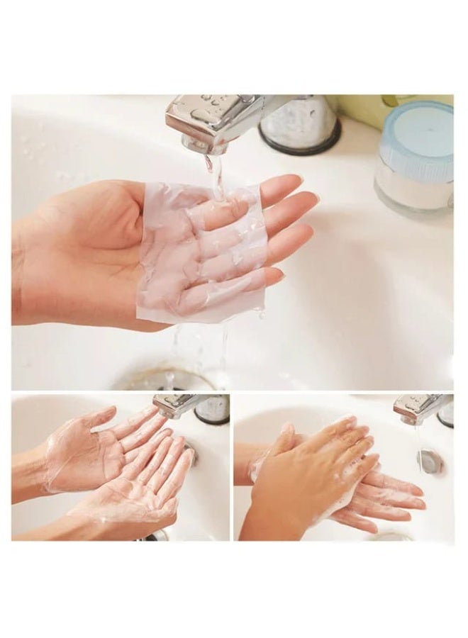 ورق صابون محمول - مناديل صحية للاستخدام مرة واحدة مناسبة للسفر - Image 3
