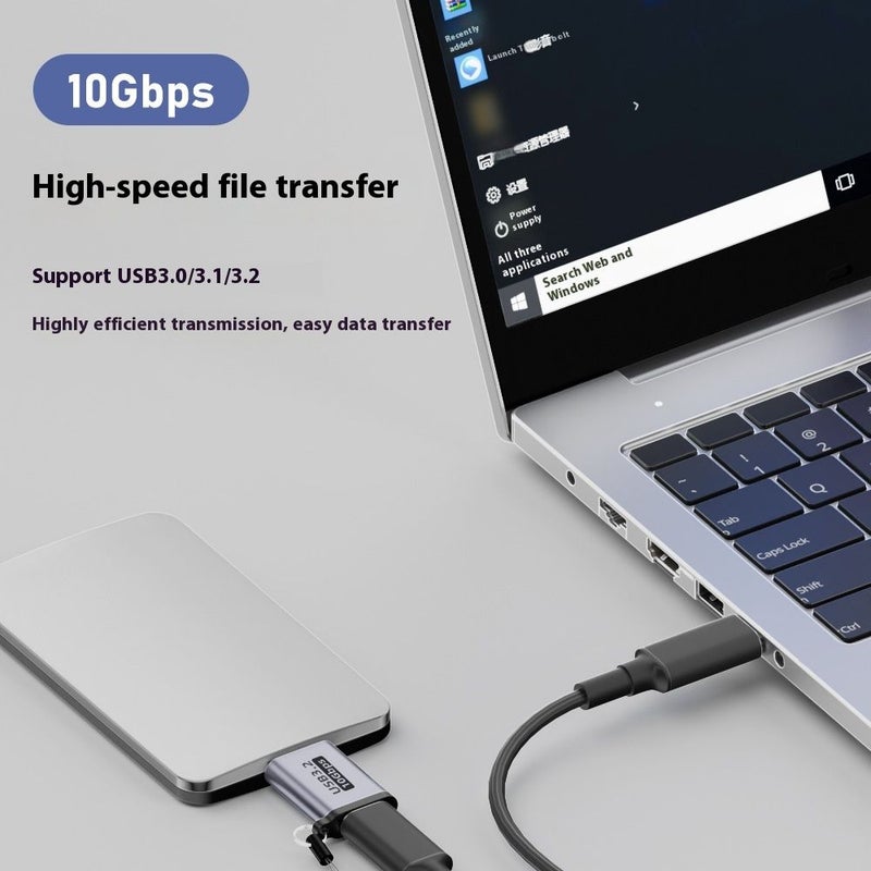 USB Male to Micro B Hard Drive Adapter 4 Pack USB 3.1 Extension Cable 10Gbps Data Power Compatible With External Hard Drive Laptop Tablet Phone - Image 3