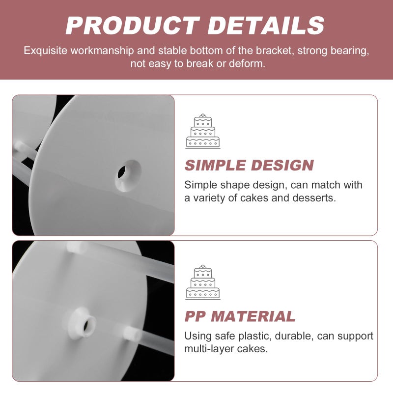 Cake Tier Stands 16Cm 10Pcs Multi Layer Dessert Display Bracket For DIY Baking - Image 5