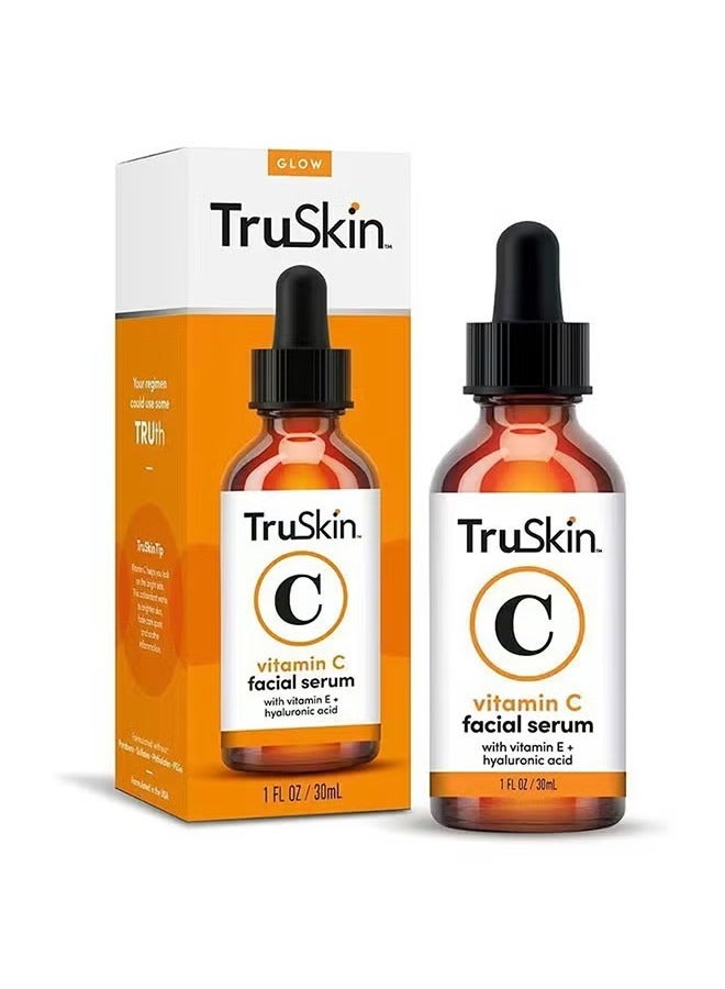 TruSkin Vitamin C Facial Serum，Delicate Hydrating and Brightening Serum 30ml - Image 1