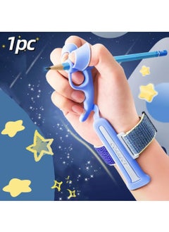 Generic 1pc Pencil Grip Corrector for Kids Handwriting - Adjustable Anti-Hook Wrist Correctors for Children  Finger Grips for Pencils Writing Posture Training Gripper Aid Tool（Does not include pen）  - Image 1