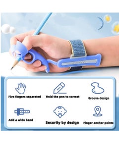 Generic 1pc Pencil Grip Corrector for Kids Handwriting - Adjustable Anti-Hook Wrist Correctors for Children  Finger Grips for Pencils Writing Posture Training Gripper Aid Tool（Does not include pen）  - Image 4