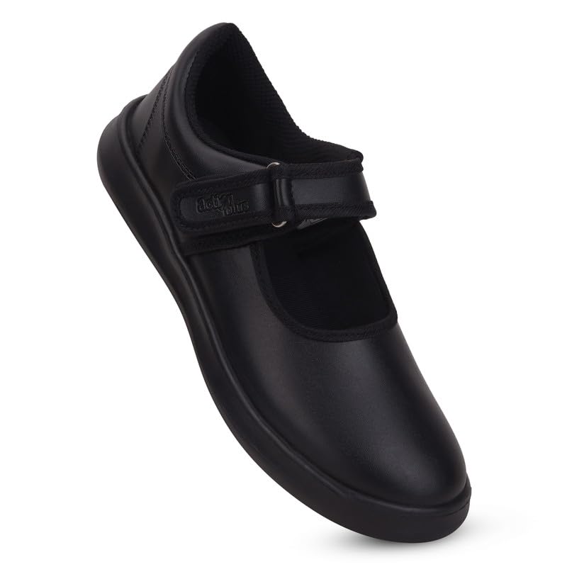 Action School Shoes for Girls-GOG-01-Black-8-Big Age Group (15 Years) - Image 1