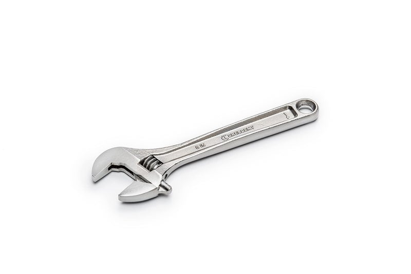 Crescent 8" Adjustable Wrench - Carded - AC28VS, Chrome - Image 1