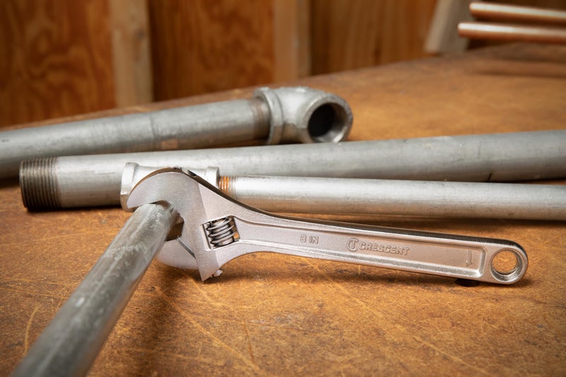 Crescent 8" Adjustable Wrench - Carded - AC28VS, Chrome - Image 4