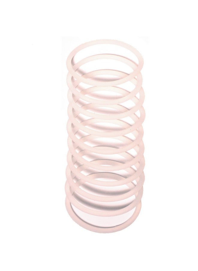 Mia Silkies Hair Ties Silicone Hair Elastics Lasts 10 Times Longer Than Rubber Bands Ponytail Holders For Thick Hair Women Teens Athletes Girls Translucent Clear Color 2Pks/20Pcs - Image 4