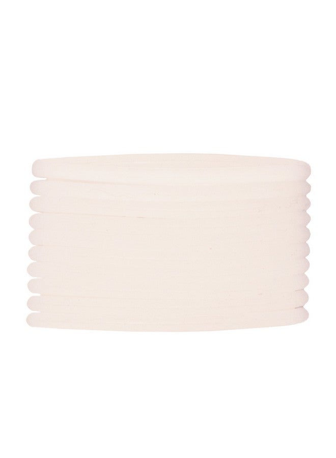 Mia Silkies Hair Ties Silicone Hair Elastics Lasts 10 Times Longer Than Rubber Bands Ponytail Holders For Thick Hair Women Teens Athletes Girls Translucent Clear Color 2Pks/20Pcs - Image 3