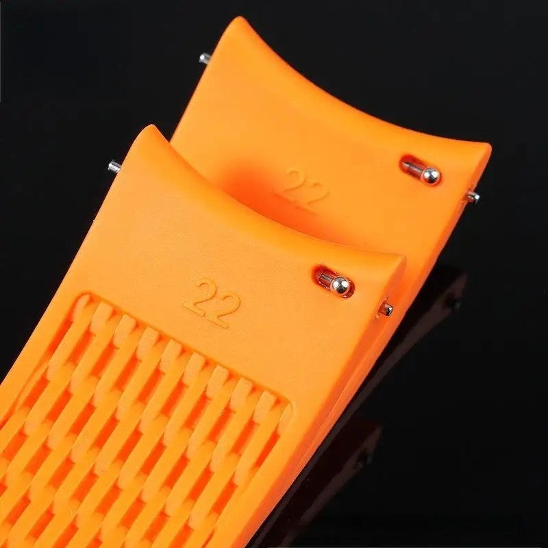Bluejw 20mm 22mm FKM Rubber Watch Strap - Vintage Waffle Design, Quick Release, Waterproof Breathable Watch Band - Replacement Watch Strap - Image 5