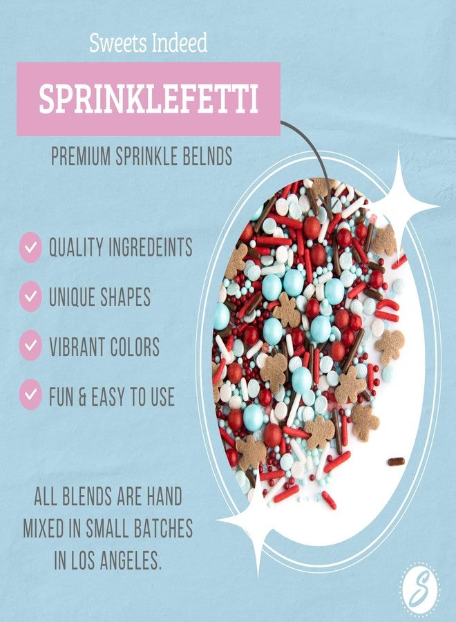 Sweets Indeed Sprinkles, Gingerbread Edible Sprinkle Mix, Perfect for Cake Decorations, Baking, Ice Cream, Cookies, Cupcake Topper 4 ounces - Image 3