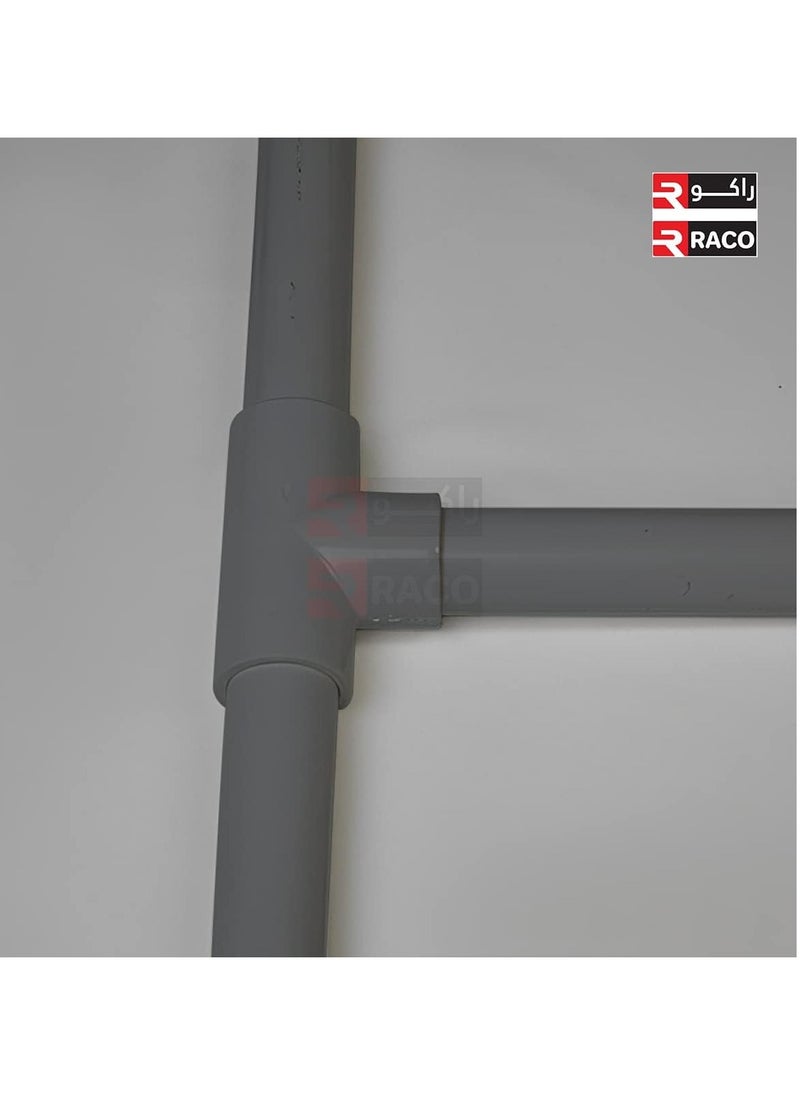 RACO RACO High Pressure PVC Pipe Fittings for Plumbing Water Transfering Home Industrial and Municipal Applications (TEE)  - Image 2