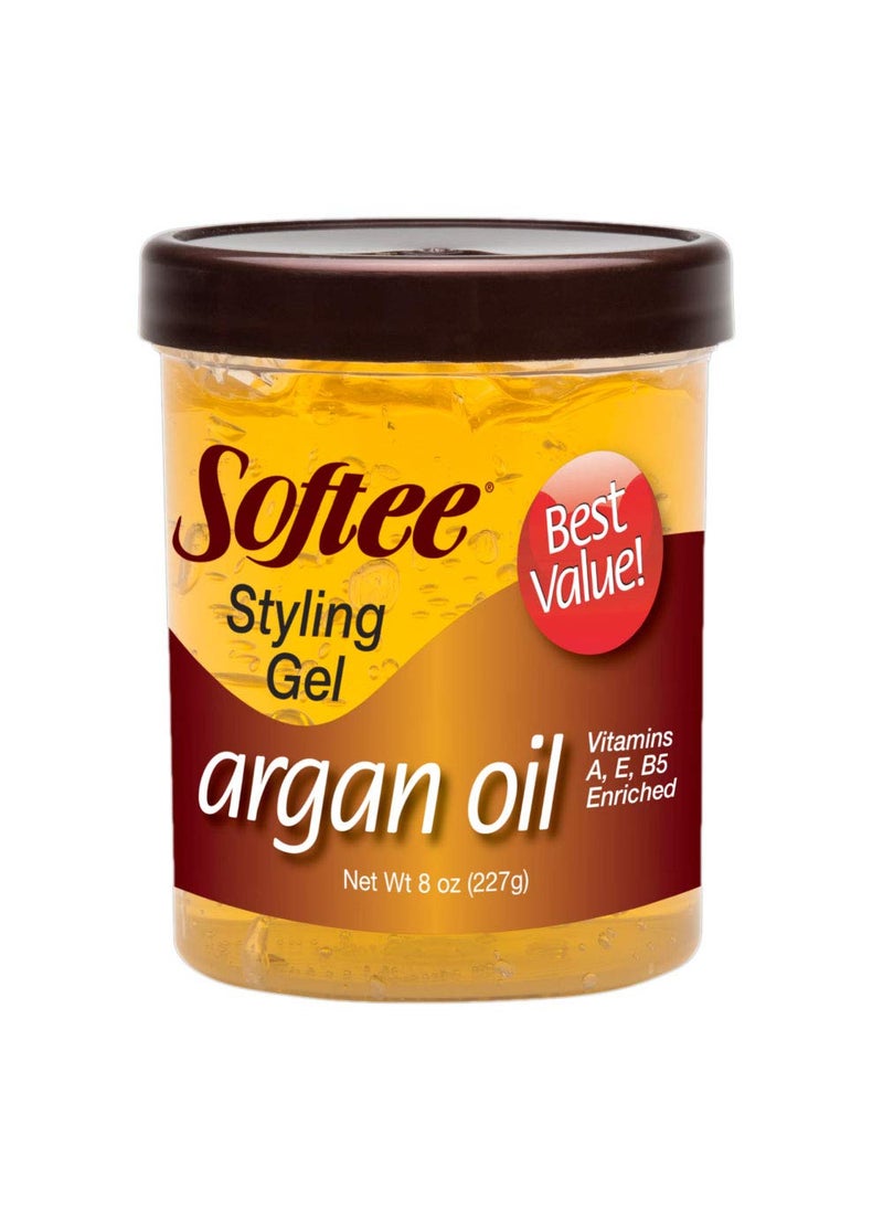 Softee Softee Argan Oil Styling Gel 8 Oz 